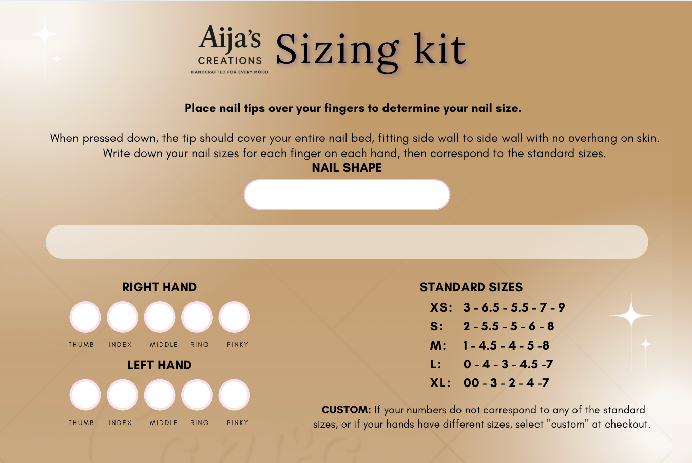 Sizing Kit